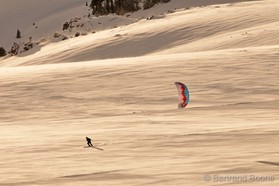 trip snowkite USA