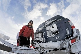 Siggi - snowkite en Islande