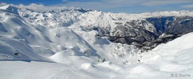 snowkite en Slovénie -Vogel