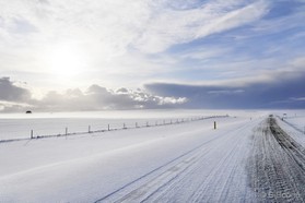 snowkite en Islande