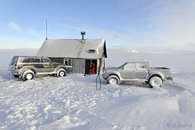 snowkite en Islande
