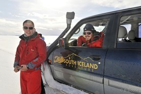 snowkite en Islande