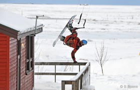 Guillaume Chastagnol - snowkite en Islande