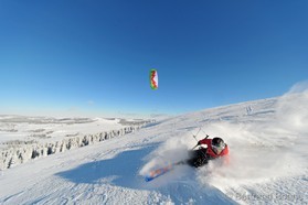 trip snowkite USA