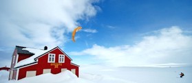Pascal Joubert-snowkite en Norvege 2006