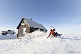Guillaume Chastagnol - snowkite en Islande