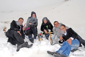 snowkite au Liban