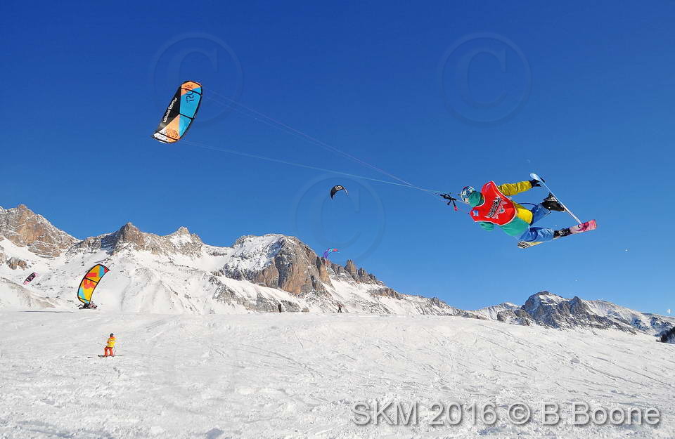 Snowkite Masters 2016 - Serre Chevalier - 05 France
