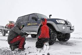 snowkite en Islande