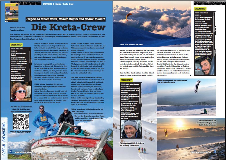 kite-friend-06-2015  trip Crète   Riders:Didier Botta - Benoit Miquel - Cédric Joubert