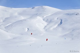 Guillaume Chastagnol et Jérome Josserand - Snowkite a Ercyes en Turquie