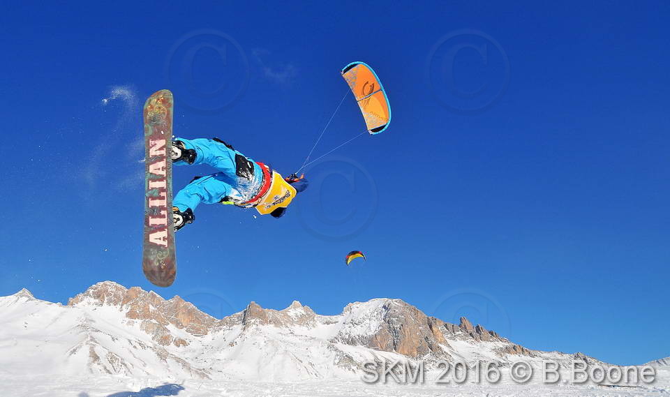 Snowkite Masters 2016 - Serre Chevalier - 05 France
