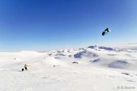 Rado - Snowkite en Bosnie - Jahorina