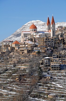 snowkite au Liban