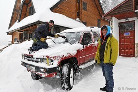 Snowkite en Bosnie - Johann Civel et Rado a Jahorina