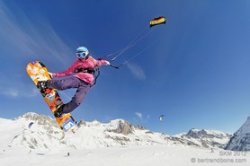 Kari Schibevaag - Snowkite Masters 2012 - col du Lautaret (05) France