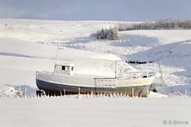 snowkite en Islande