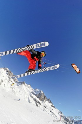 Alex Robin - Snowkite Masters 2012 - col du Lautaret (05) France