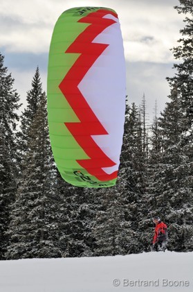 trip snowkite USA