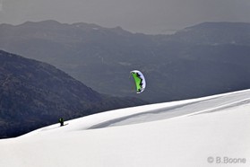 Trip Snowkite - Kitesurf en Crête (GR).Johann Civel .Psiloritis mountain