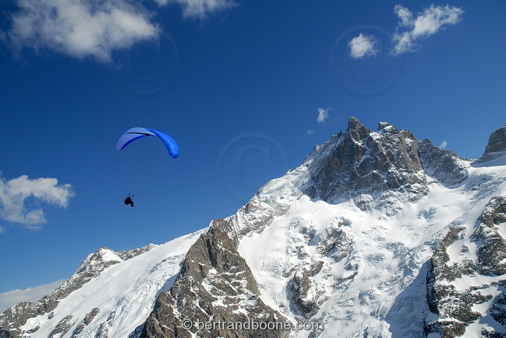 parapente a La Grave La Meije (05) France